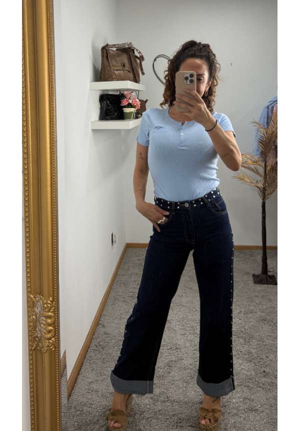 CAMISETA AZUL ESSENTIAL